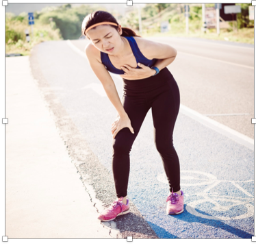 Why do athletes throw up during intense training? 